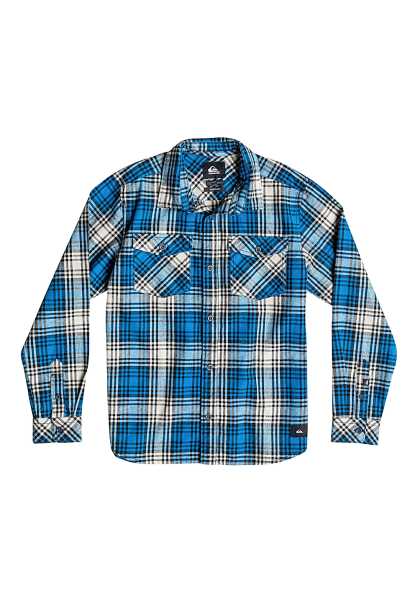 Quikargento Everyday Flannel - Blu Bambini Estate Shirts (Z6995)